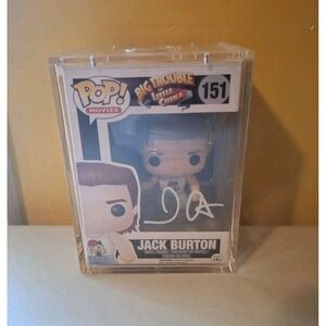 Funko Pop Big Trouble Little China Jack Burton #151 Signed By John Carpenter